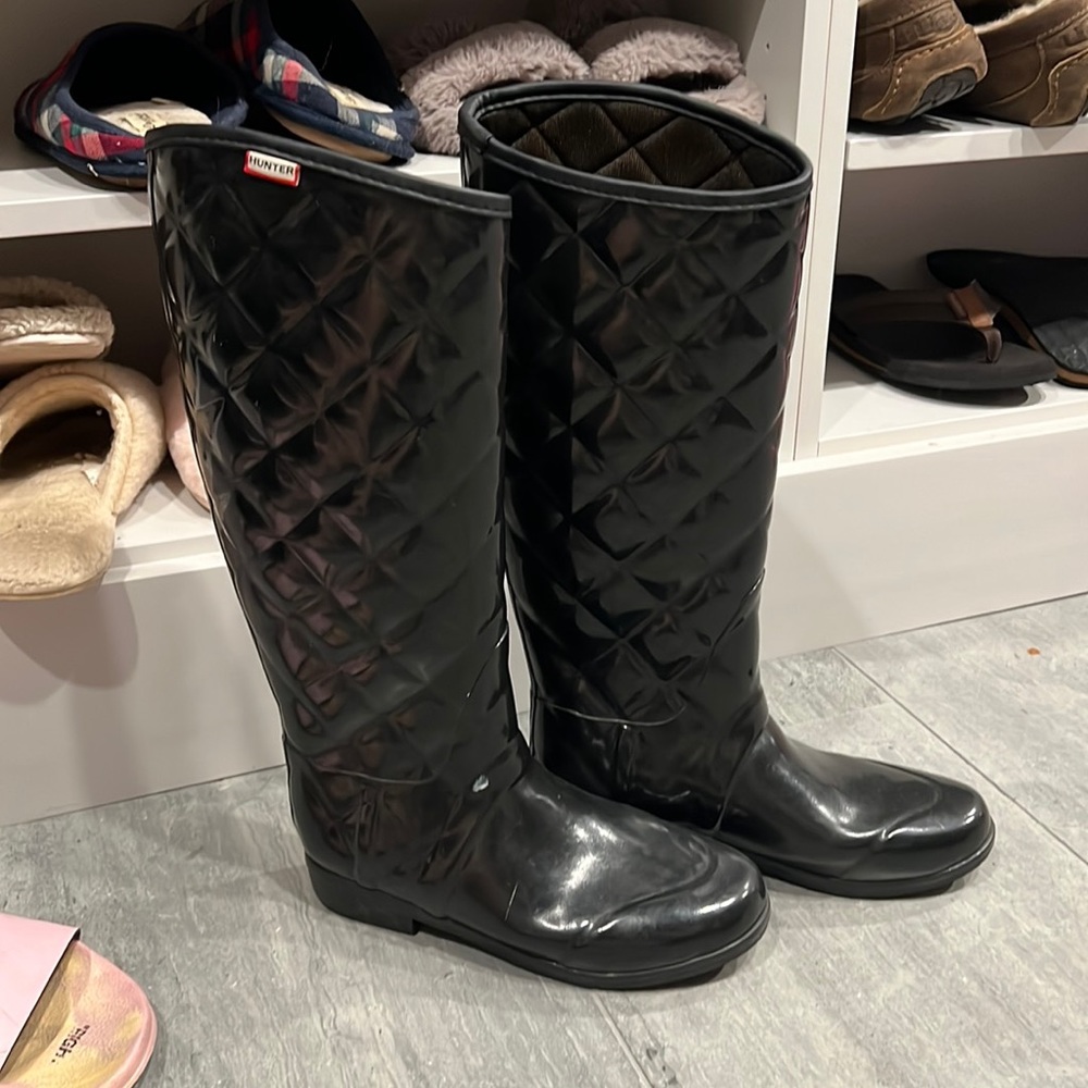 Hunter Rainboots - black